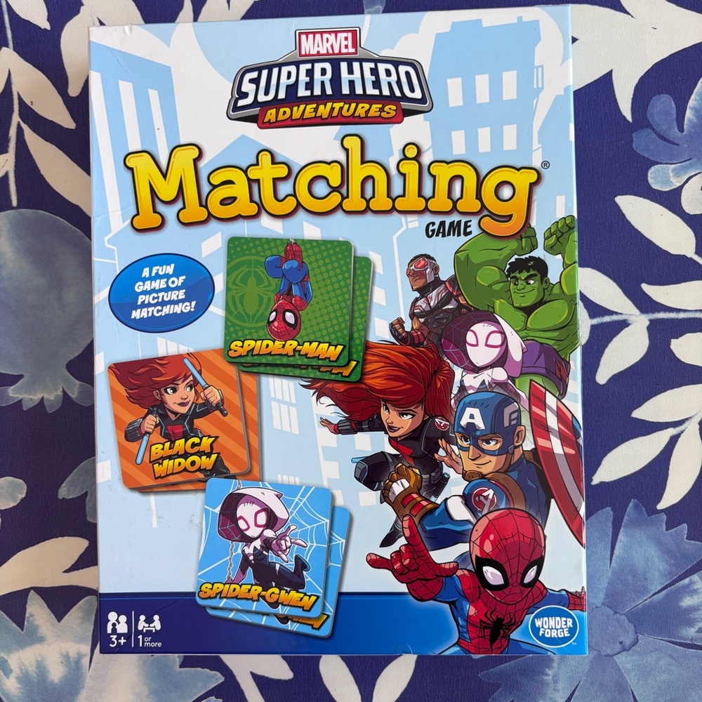 Marvel Super Hero Adventures Matching Game 72 Cards | Kids Memory Game Ages 3+